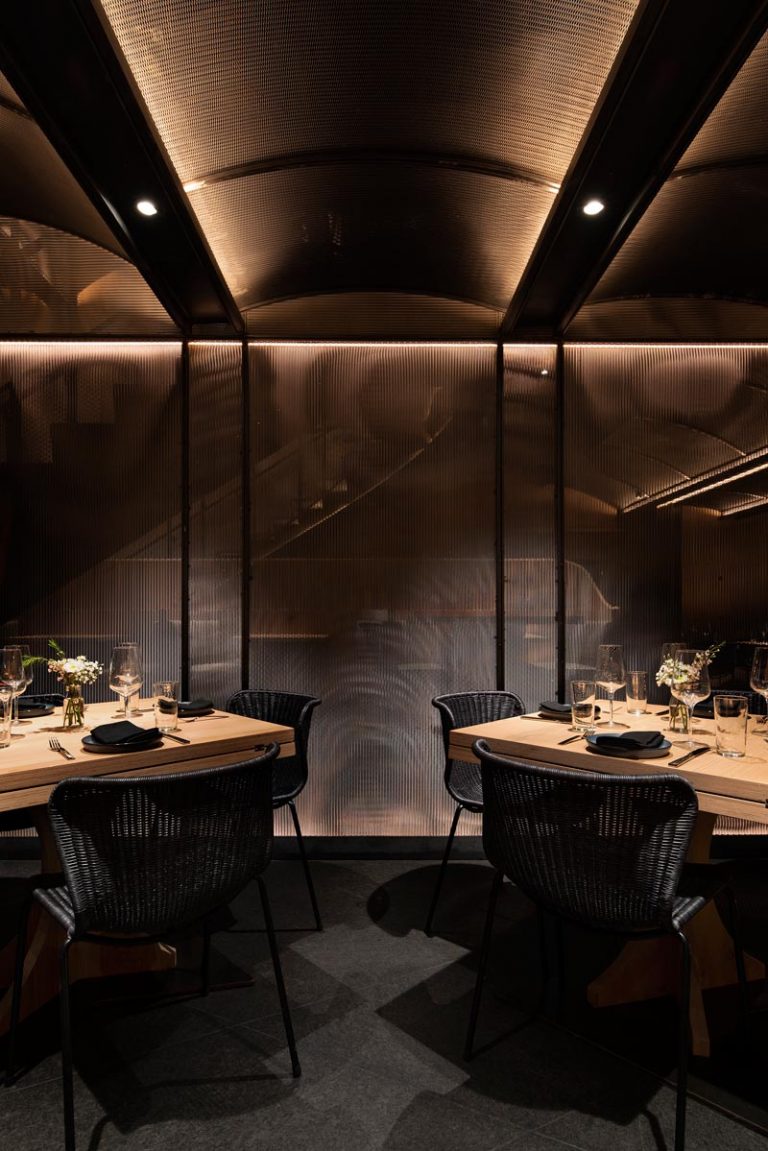 Extensive Use Of Hidden Lighting Gives This Restaurant A Warm Glow