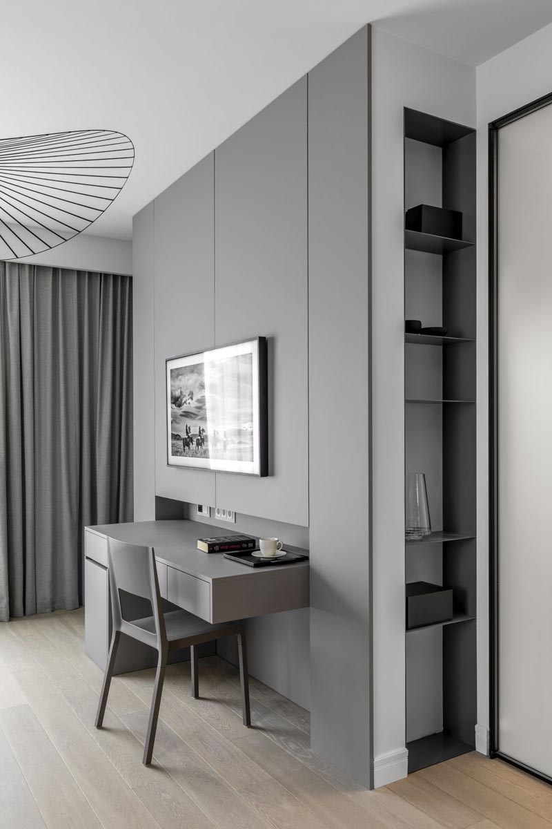 This Grey Monochromatic Apartment Interior Was Inspired By Trips To The ...