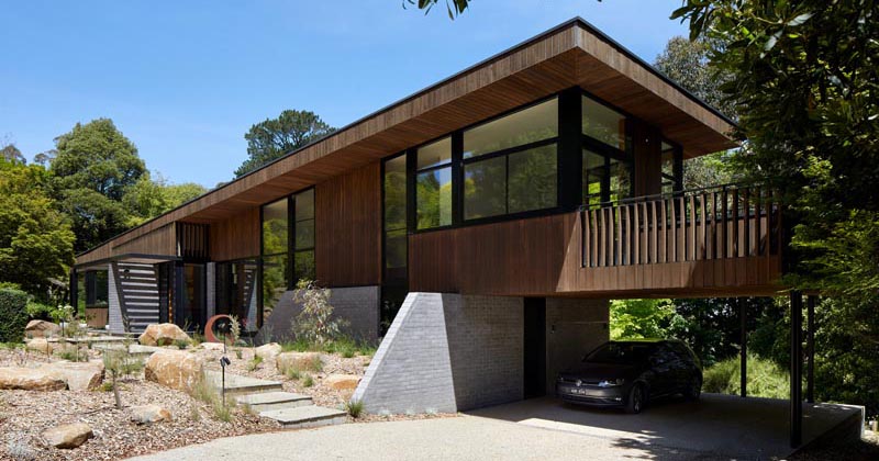 Timbercrete And Ironbark Were Combined For The Exterior Of This New ...