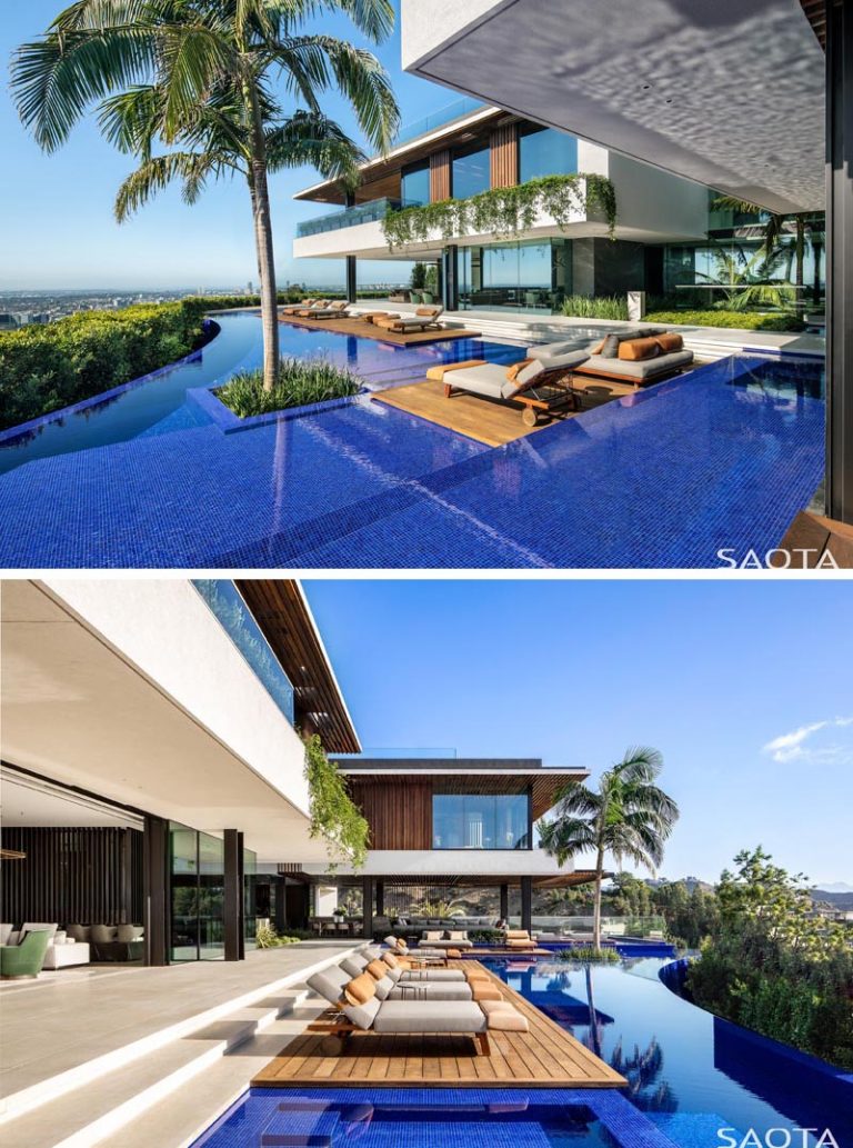 SAOTA Completes A New Home With An Infinity Edge Swimming Pool That ...