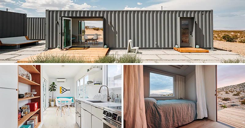 A Shipping Container House Makes The California Desert Its Home