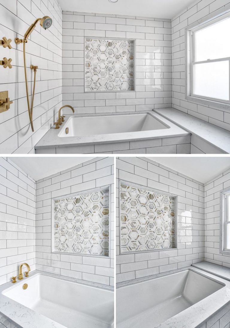 how to create a shower niche