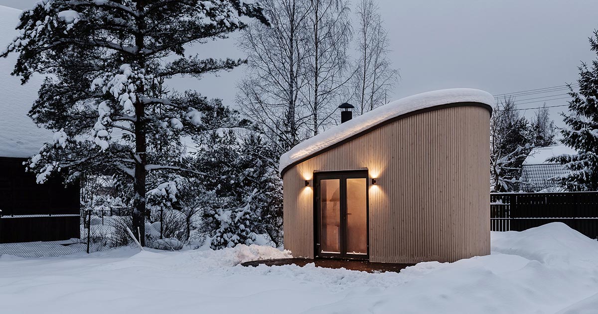 The Design Of This Small Backyard Building Was Inspired By Traditional Scandinavian BBQ Houses