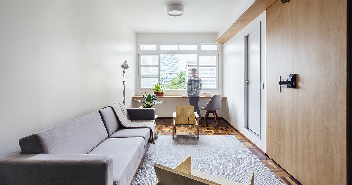 Here's A Simple Idea For Creating A Desk In A Small Apartment