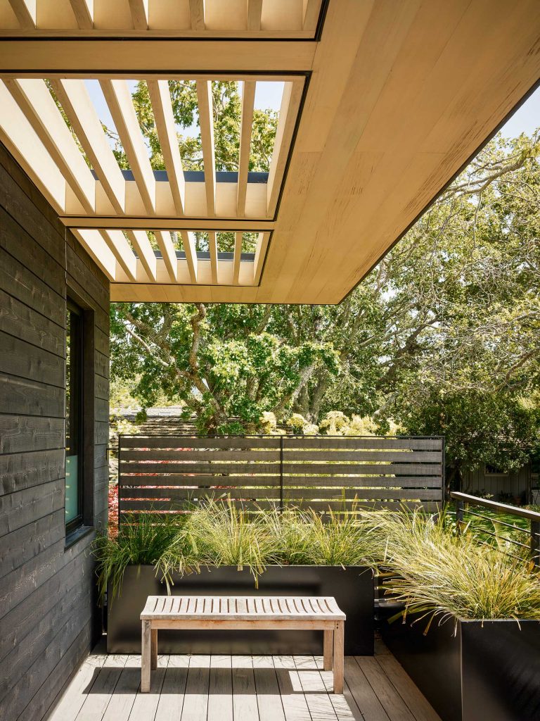 The Dark Exterior Of This House In California Hides A Bright Interior