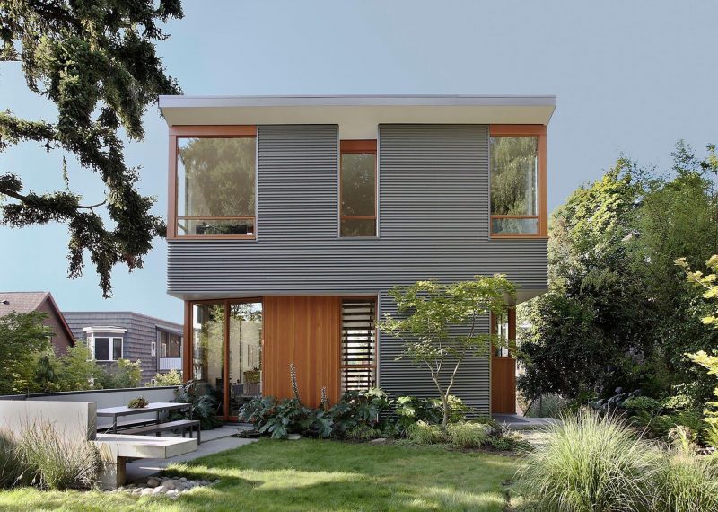 Exterior Siding Idea - Use Corrugated Metal Siding To Add Texture To A ...