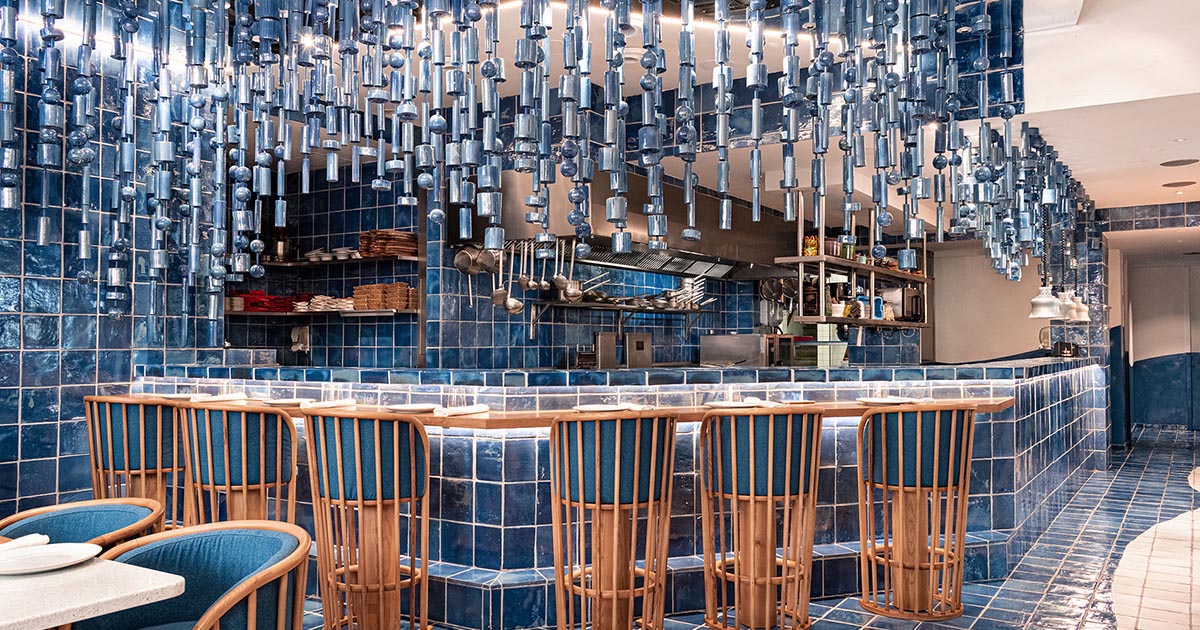 Masquespacio Have Designed A Restaurant Interior Inspired By The Sea And The Shape Of Waves