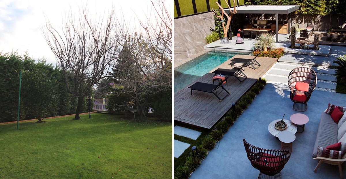 Before & After - An Extensive Yard Renovation For This House In Turkey