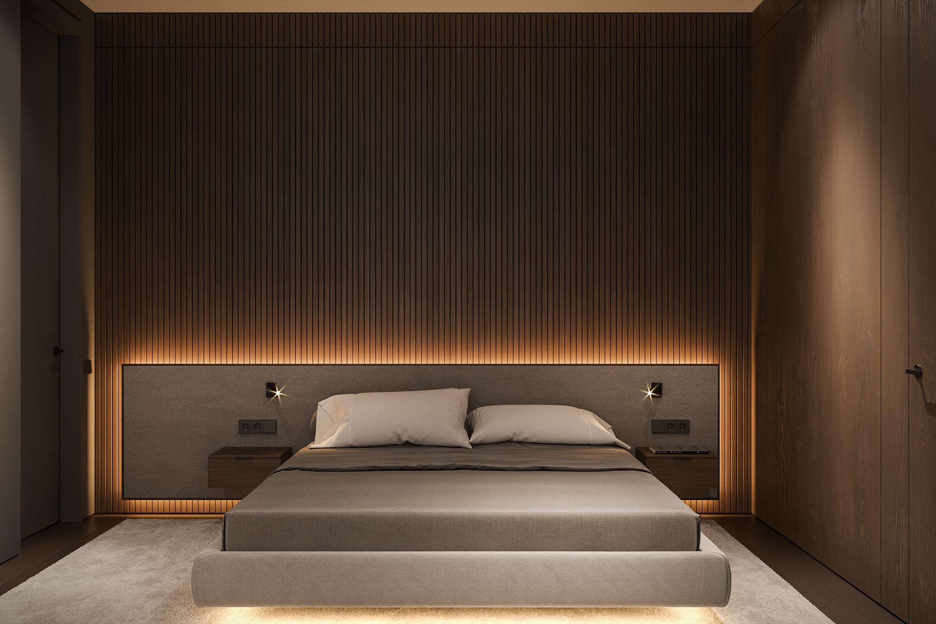 A Backlit Headboard Is A Bedroom Design Idea For Creating A Nice Glow Of Light