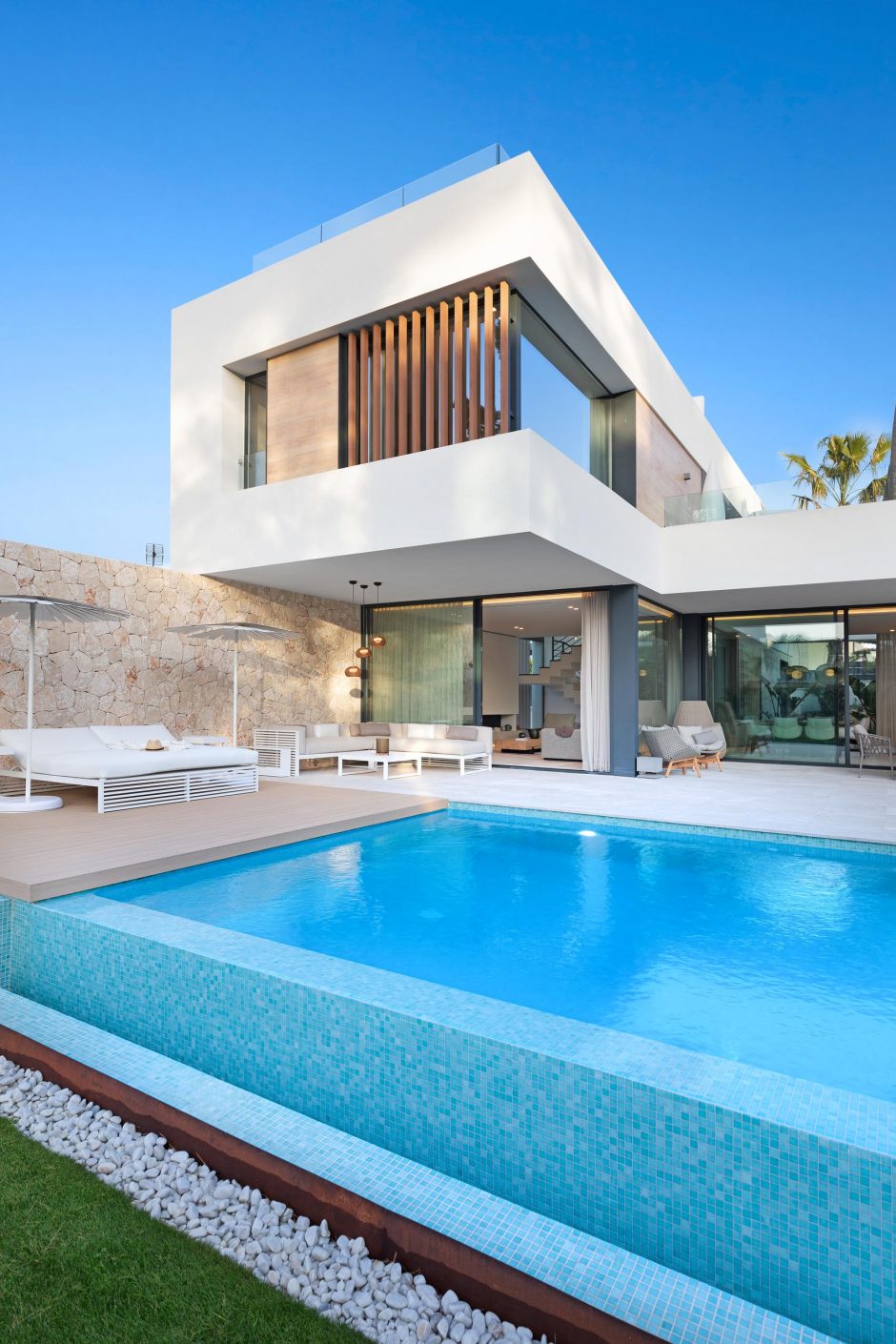 A Resort-Like Experience Was Designed For This Modern Mediterranean Home