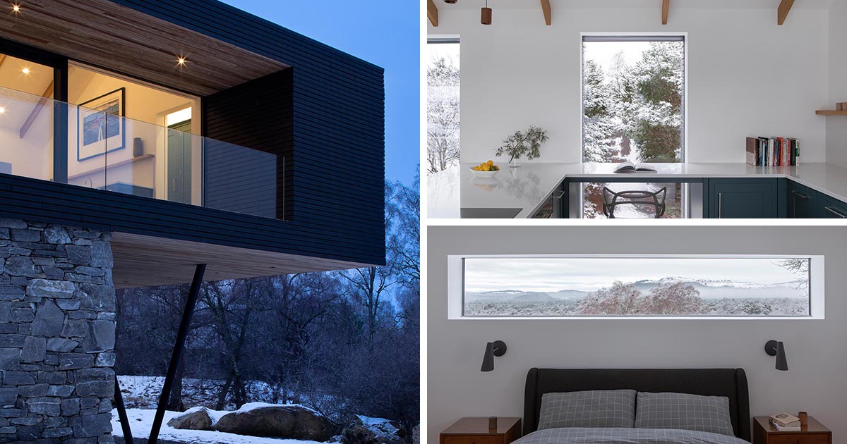 Window Placements In This Home Frame The Views Like Artwork