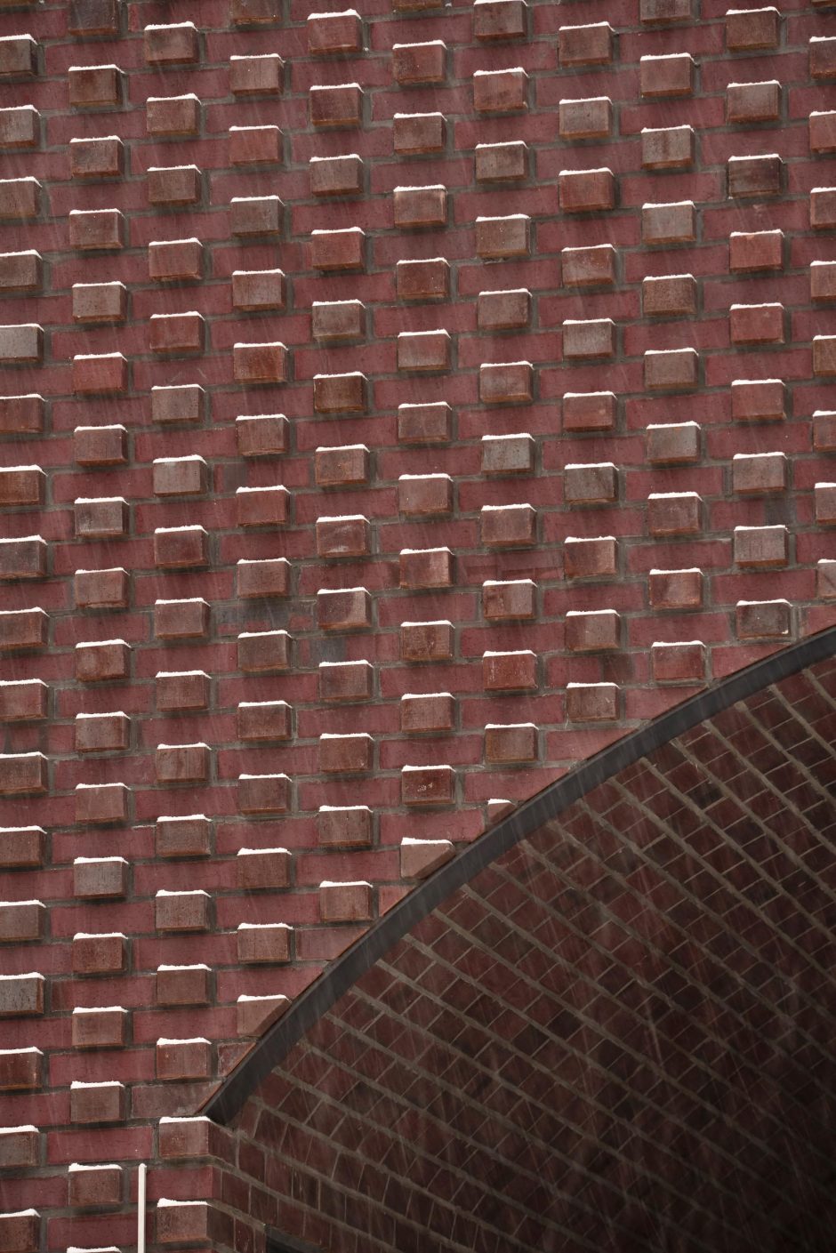 A Highly Textured Brick Exterior Was Designed For This Modern House In ...