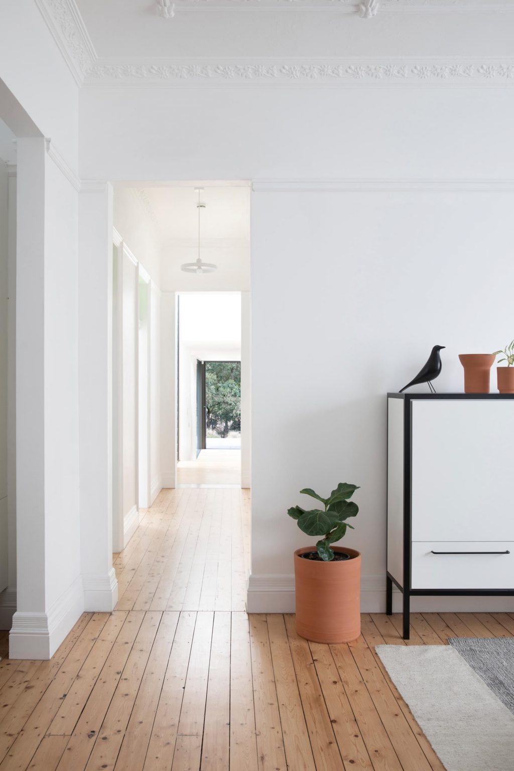 A Couple Of Protruding Windows Are A Feature Of This Modern Home Addition