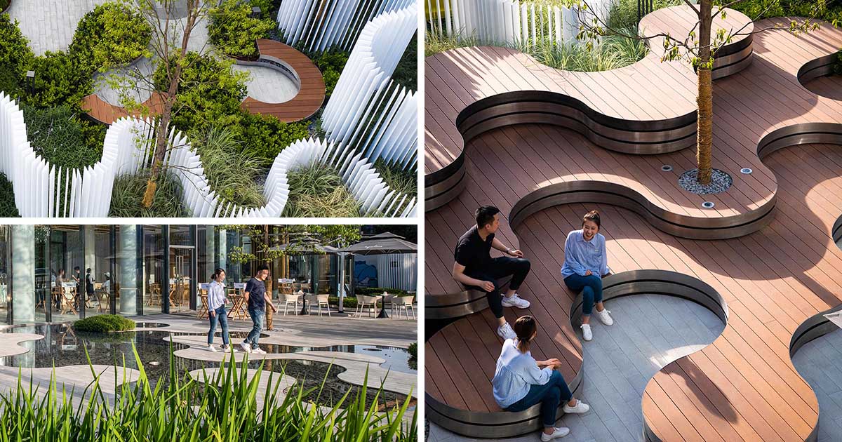 A Landscape Of Curvaceous Shapes Was Designed For This Park