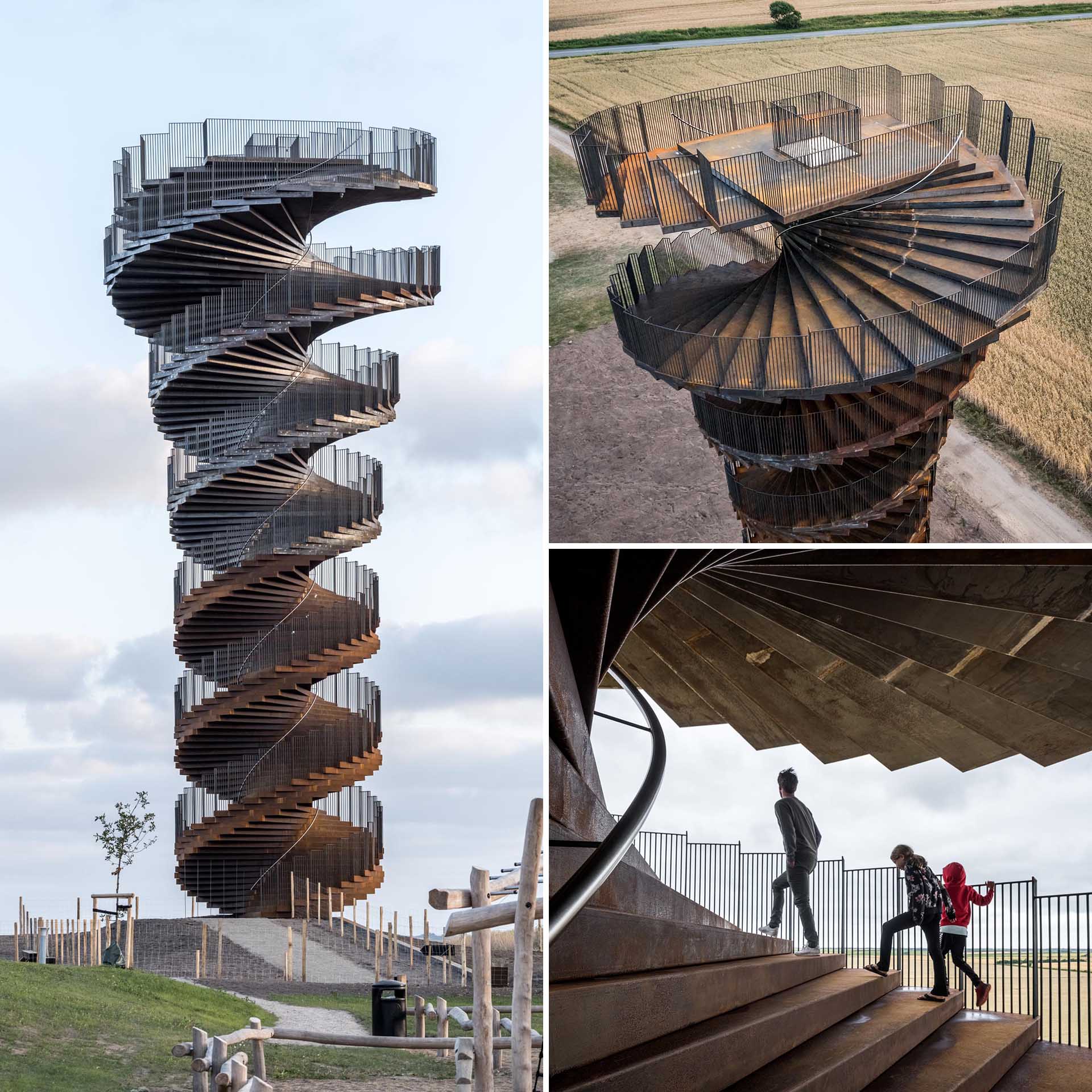 New photos show BIG's twisting Marsk Tower in Denmark