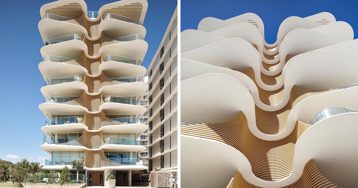 This Sculptural Building Design Was Inspired By Pine Trees