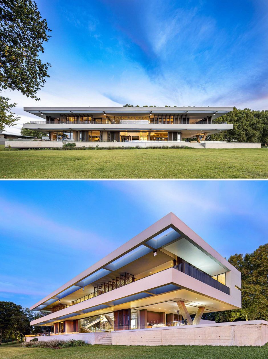 This Modern Home Overlooks The Equestrian Facility That Surrounds It   Modern House Design Architecture 140122 626 05 940x1259 