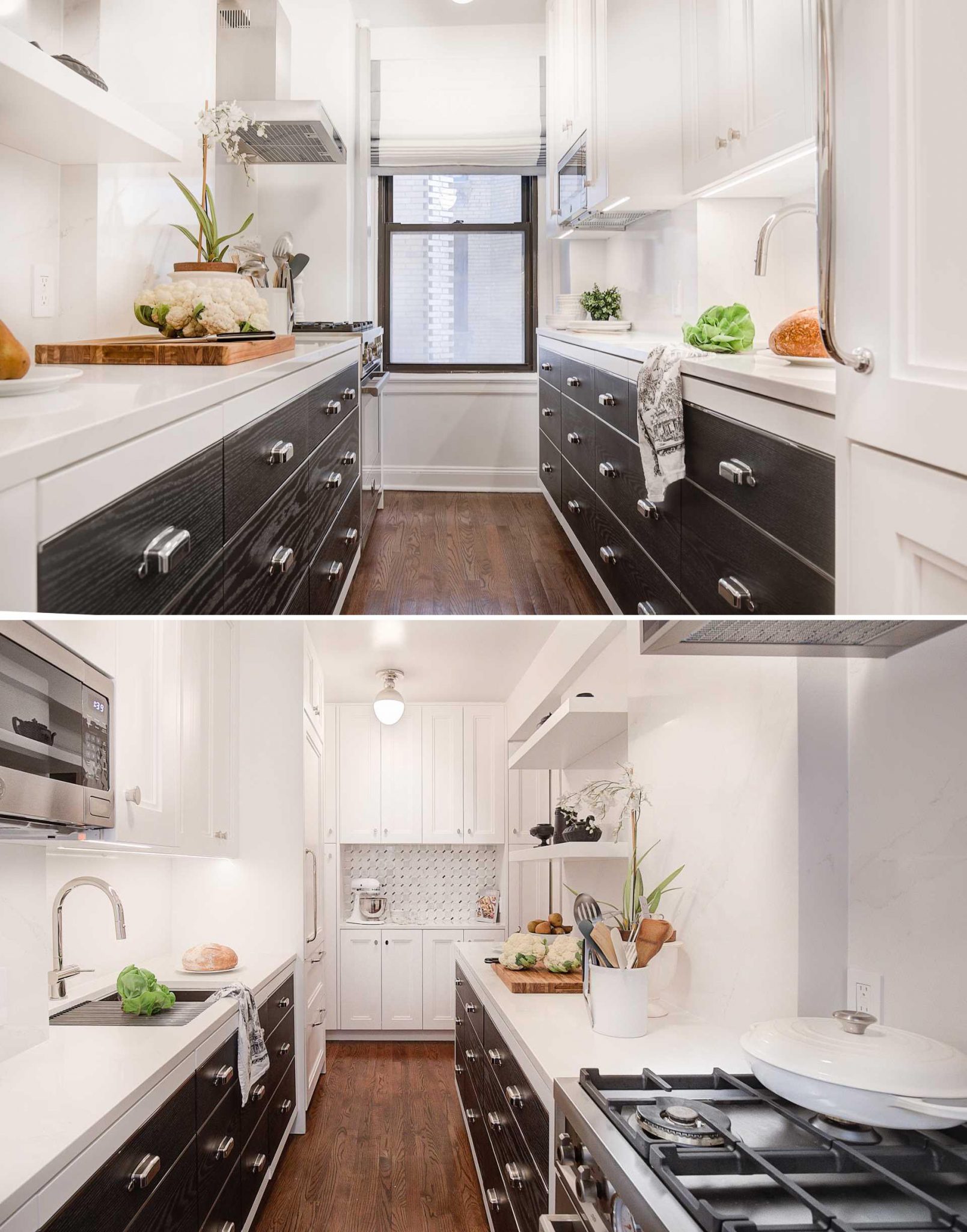 Before And After - The Remodel Of A Small And Dated Galley Kitchen