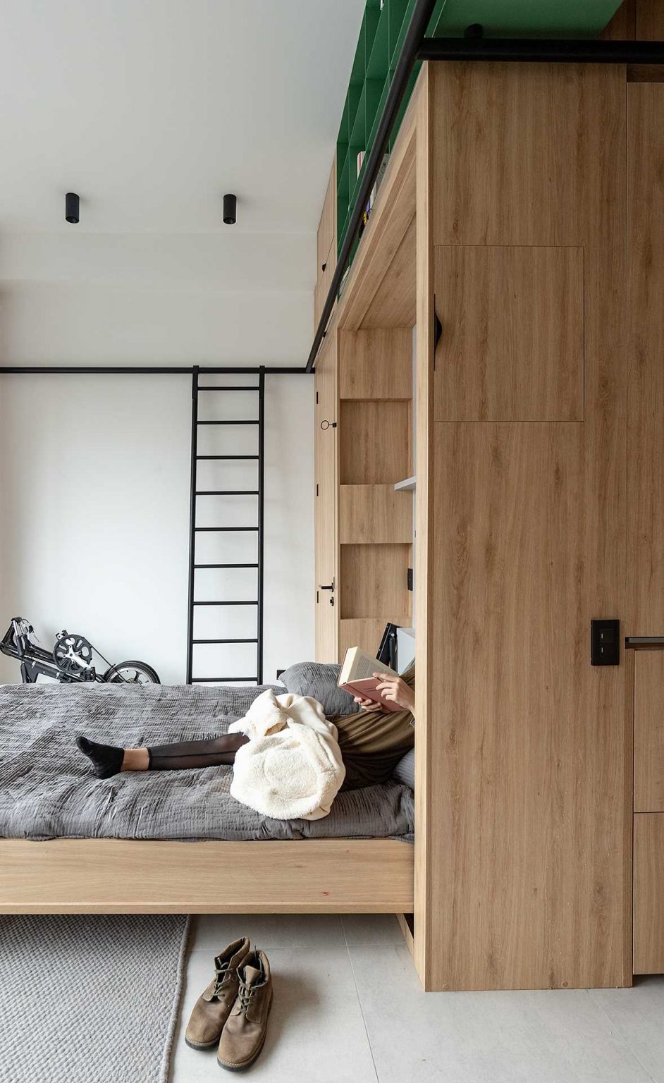 Custom Cabinet Design Makes The Most Of This Small Apartment Space