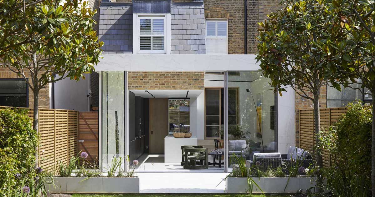 A Glass Roof Lets Light Flood Into This Home Extension In London