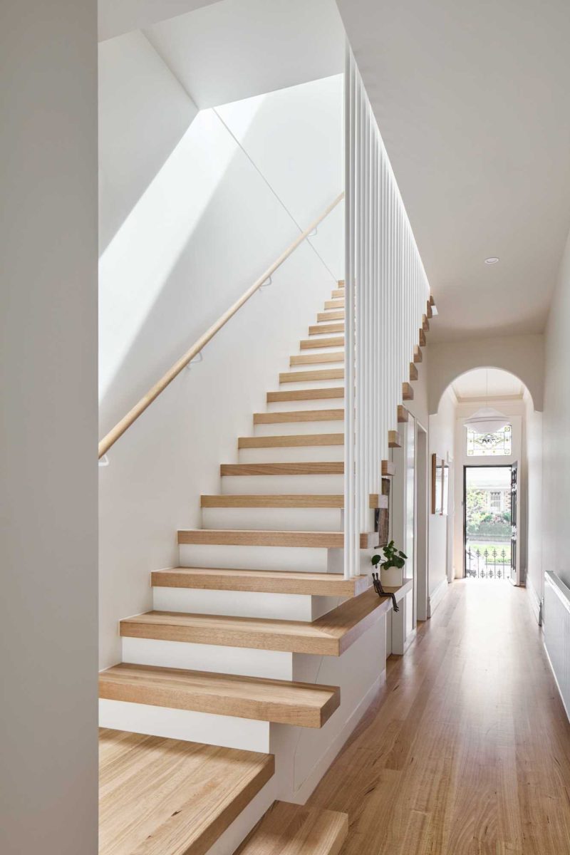 A Built-In Bench Was Designed For Both Sides Of This Home Extension