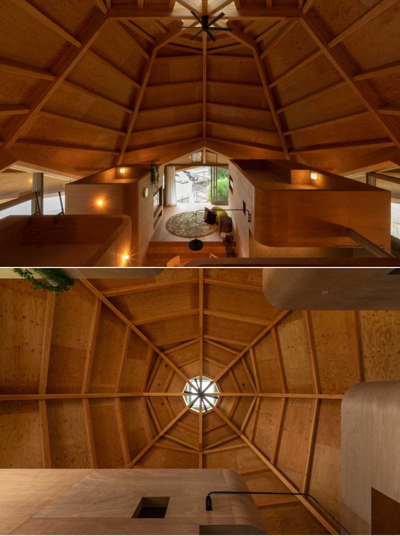 This Octagonal Spiderweb Shaped Structure Is A Home For A Family In Japan   Spiderweb Inspired House Design 091222 206 03 800x1072 