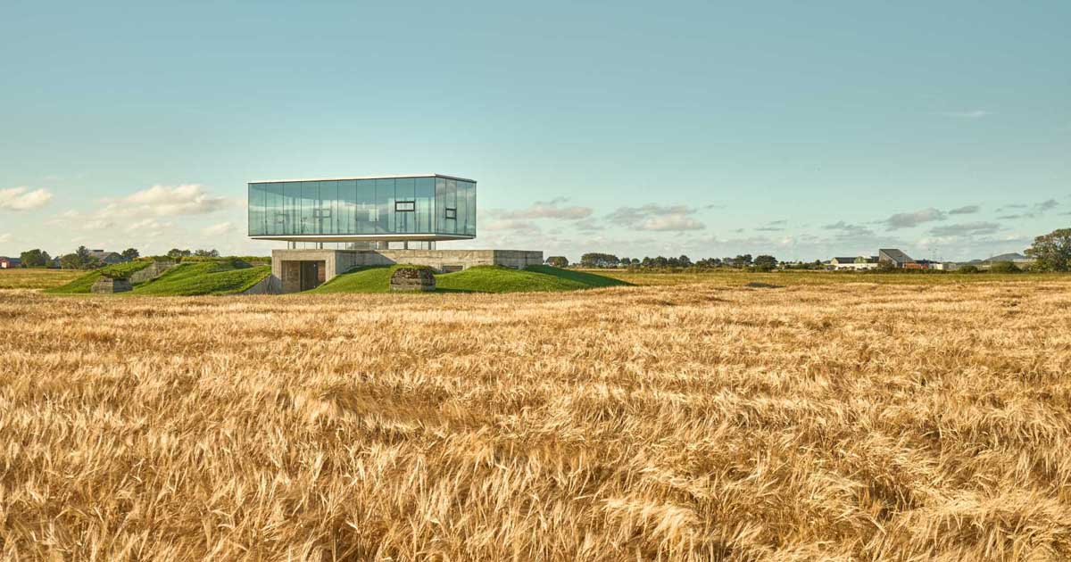 This Former Military Bunker Was Remodeled Into A Glass-Enclosed Event Space