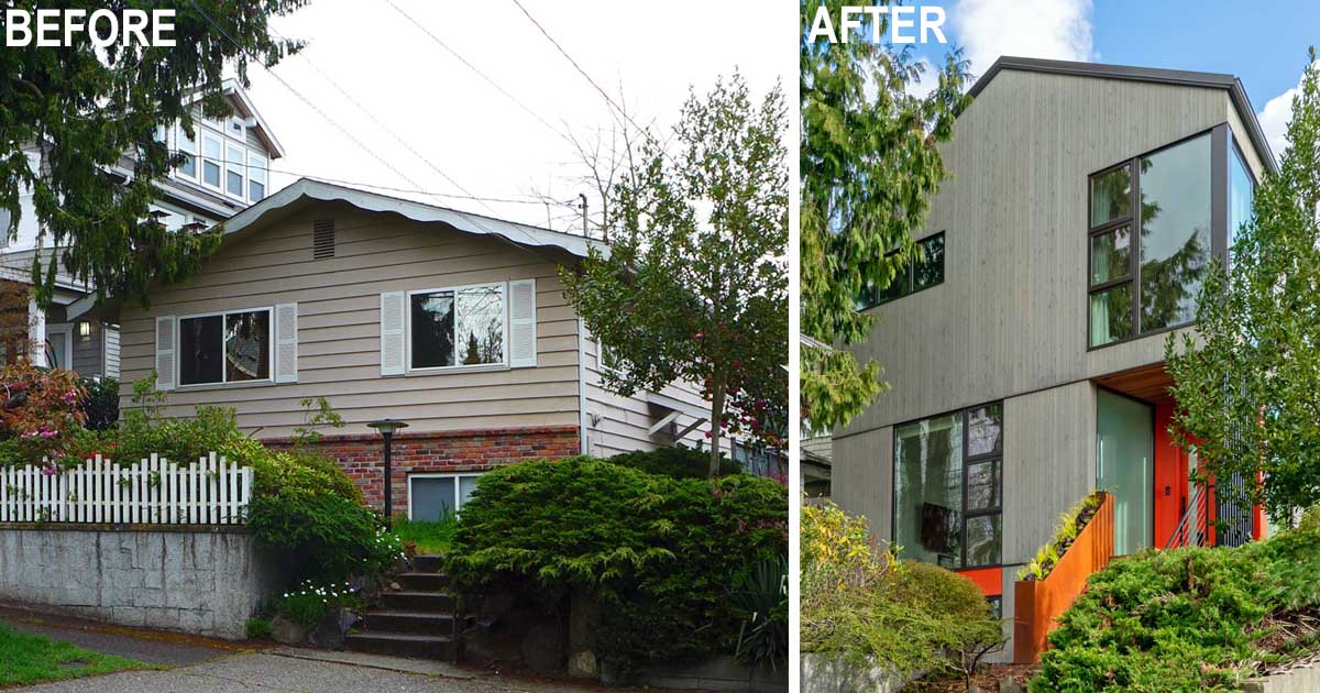 Before & After - A 1960s House Transformed Into A Modern Home For A Growing Family