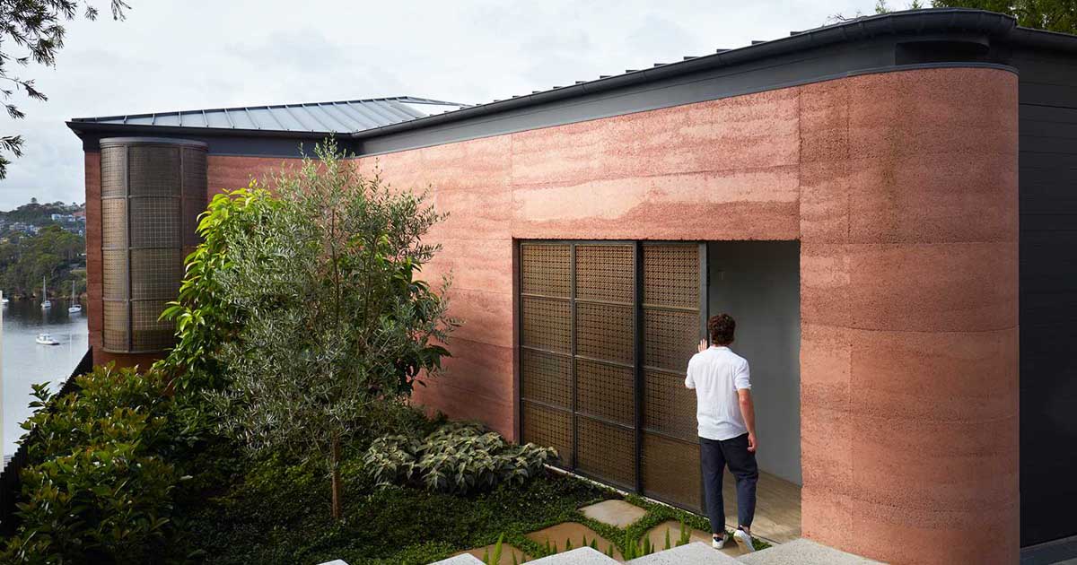 Rammed Earth Walls Surround This House In Australia