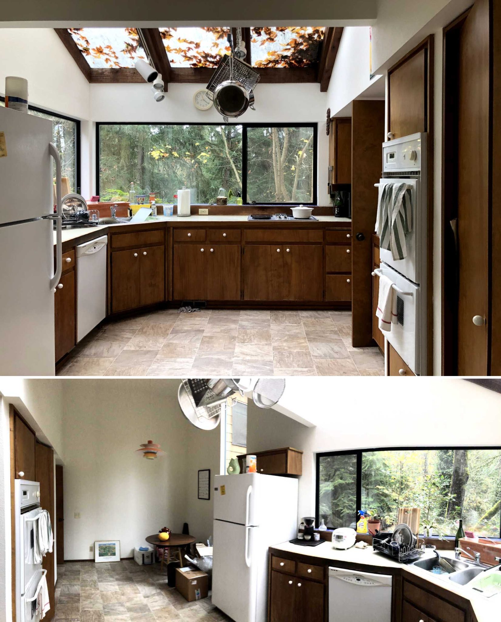 Before After A Kitchen And Bathroom Remodel For This 1970s Home   Dark Wood Kitchen Before Remodel 060423 1221 01 1651x2048 