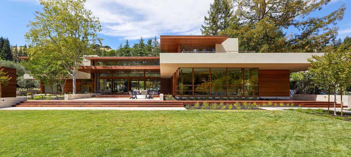 Western Red Cedar Gives This Home A Warm Feeling Inside And Out