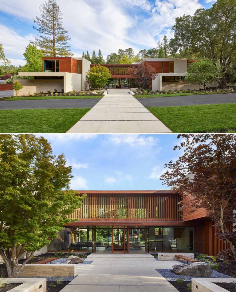 Western Red Cedar Gives This Home A Warm Feeling Inside And Out