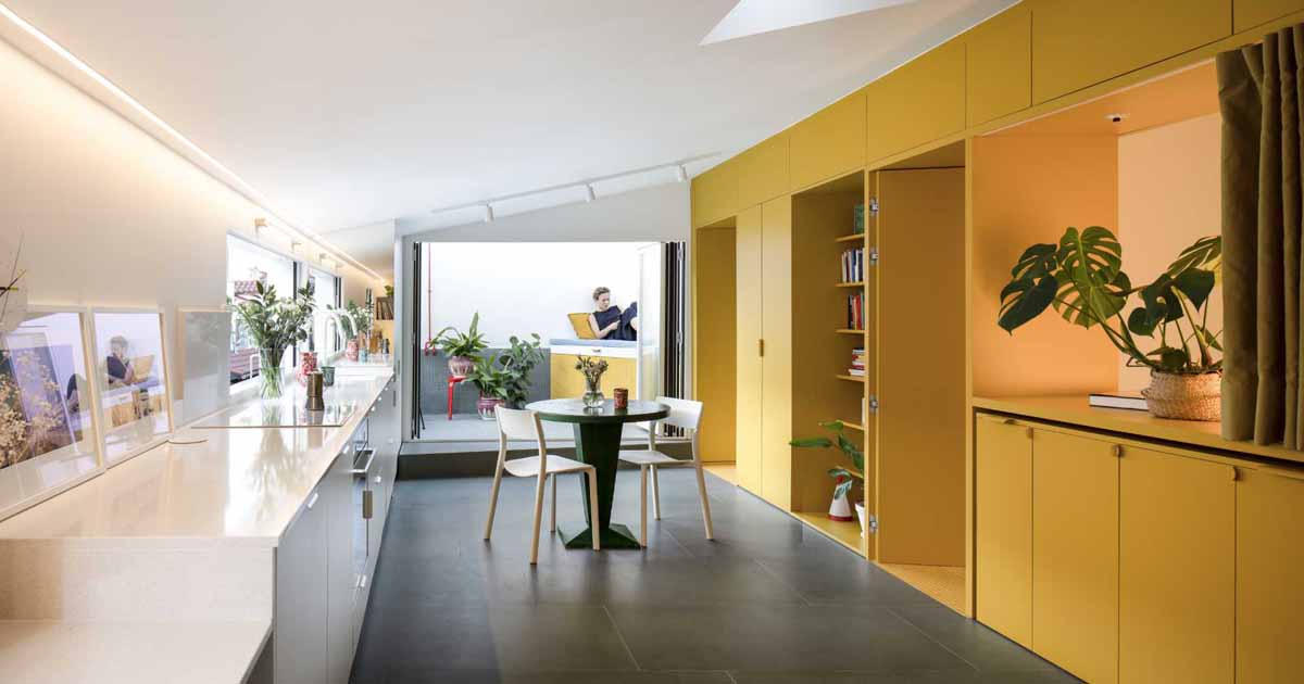 A Home Renovation Where Adding A Yellow Accent Wall Was A Bright Idea