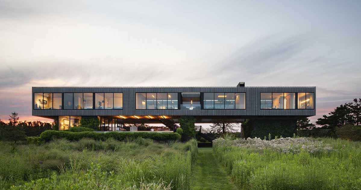 This Elevated Home Allows Plants To Be Grown Underneath