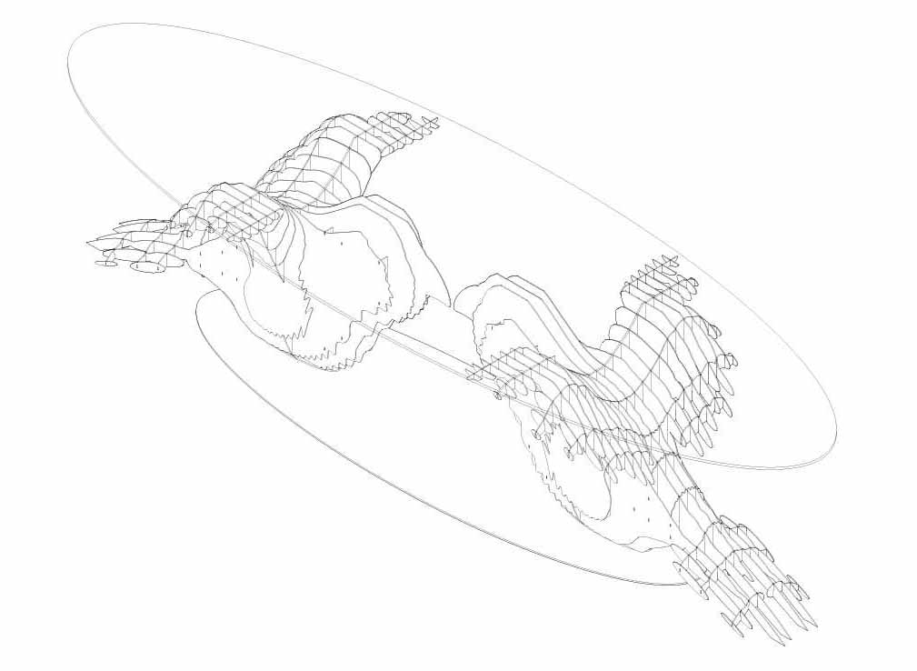 Design diagrams for a modern retail store.