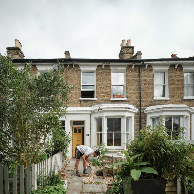 Hempcrete Walls Are On Display Inside This Home's New Extension