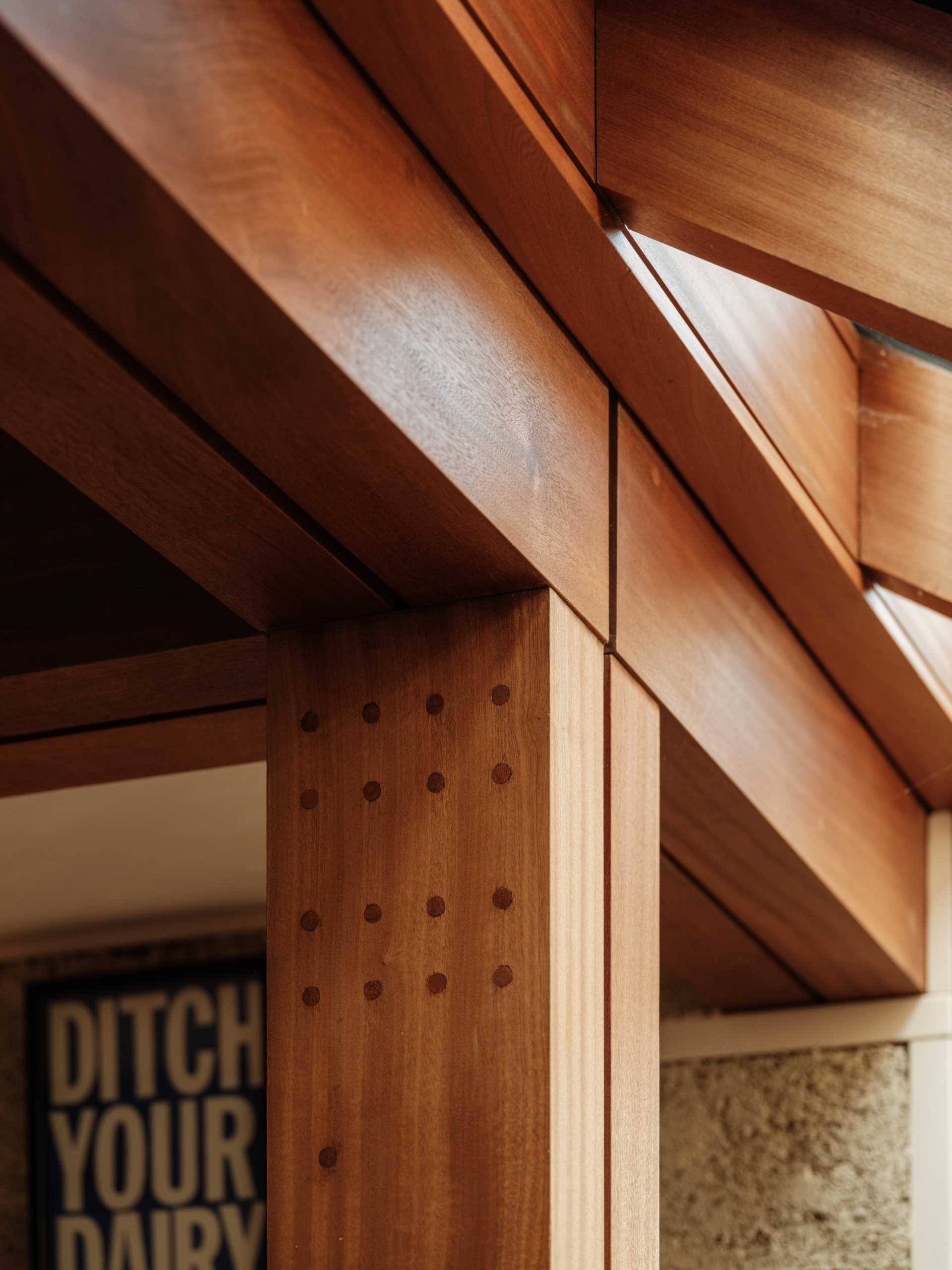 Hempcrete Walls Are On Display Inside This Home's New Extension