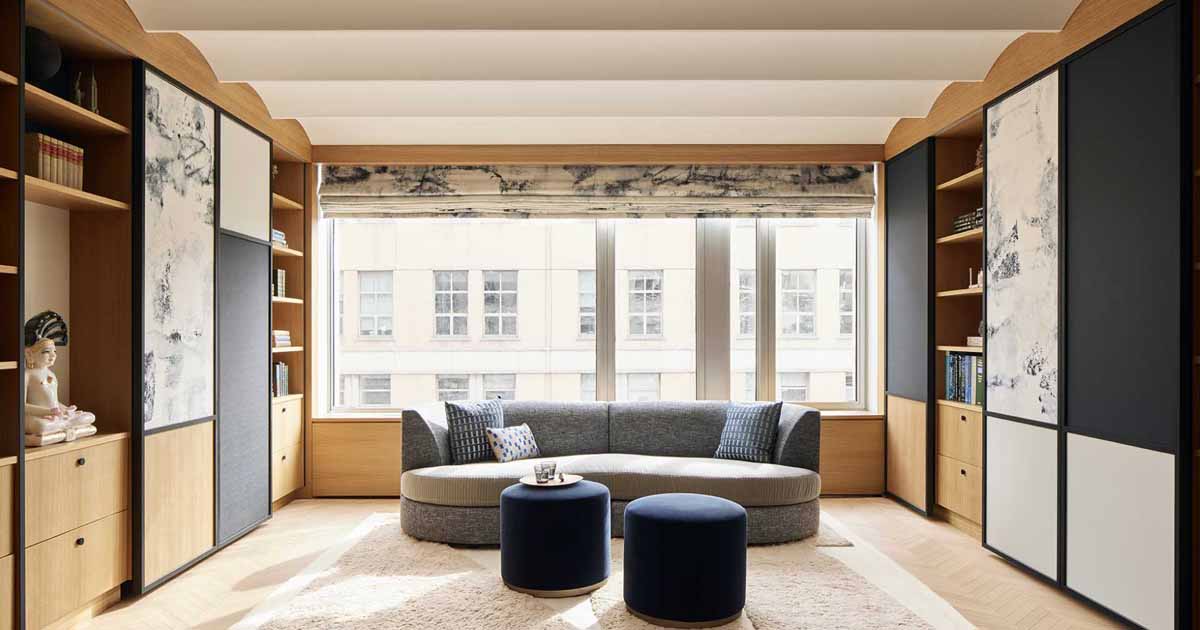 Scalloped Ceilings Are The Elegance Overhead In This New York Apartment