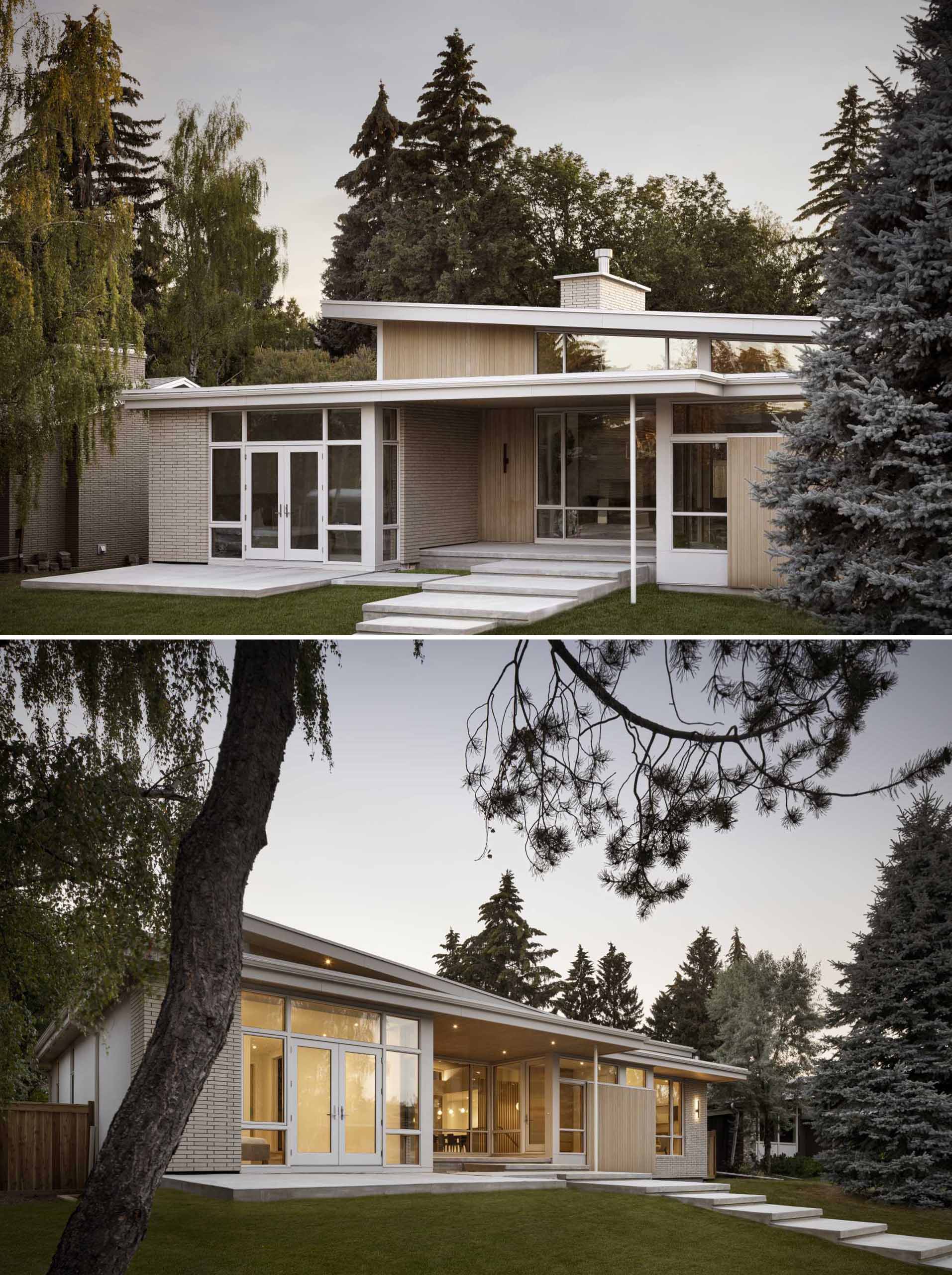 The design of this home was inspired by the long, horizontal lines of the classic California bungalow, and includes an open floor plan and the amenities of a modern build.