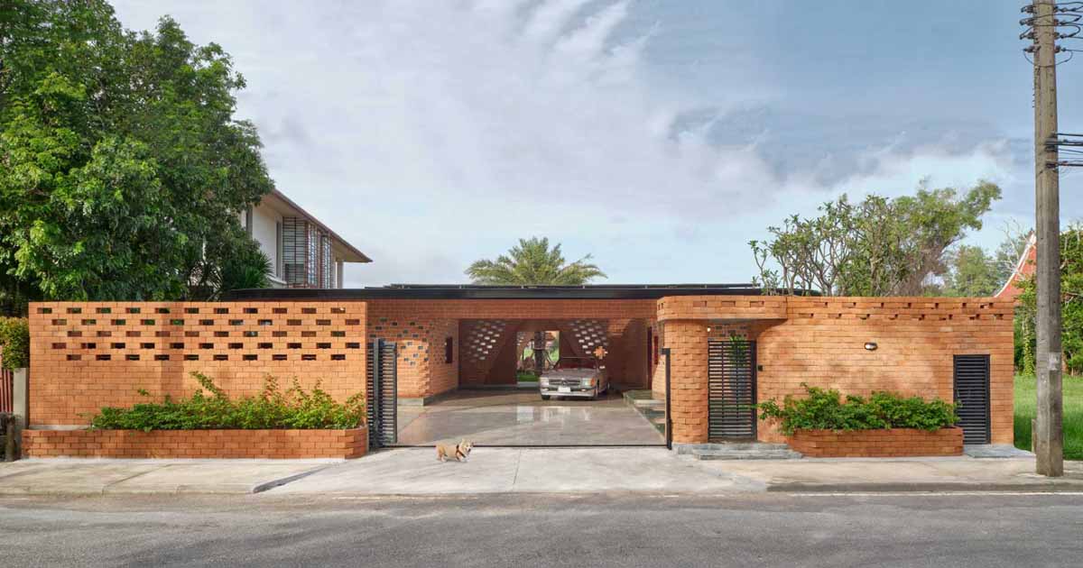 Brick Is The Material Of Choice For This New Home