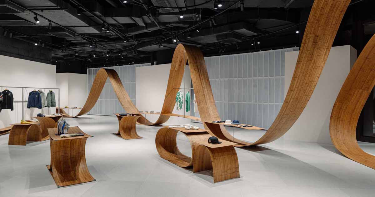 Bamboo And Traditional Craftsmanship Weave Nature Into The Design Of This Retail And Exhibition Space