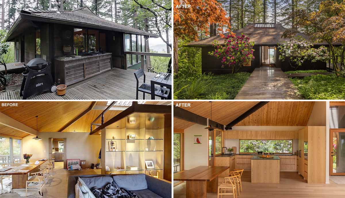 Before & After – A Mid-Century Modern Renovation In Oregon